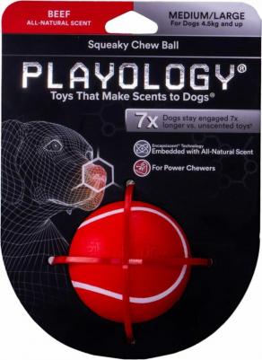 Squeaky Chew Ball жевательный мяч с пищалкой и с ароматом говядины