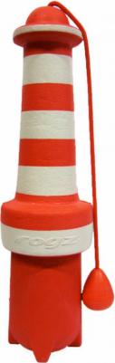 Апорт для собак Lighthouse Маяк из литой резины Красно-белый, 25 см