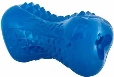 Игрушка для собак Yumz M косточка массажная для десен синяя - 115 мм