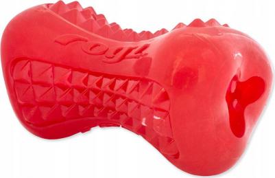 Жевательная игрушка для собак Yumz S косточка массажная для десен, лайм, 8,8 см