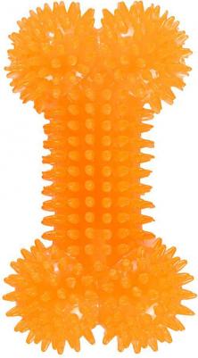 Игрушка для собак Косточка с шипами пищащая, 15,5 см