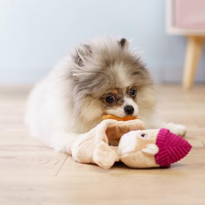 Игрушка для собак Кот в шапочке – фото 5