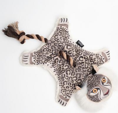 Игрушка для собак Снежный барс, 33х22х6 см