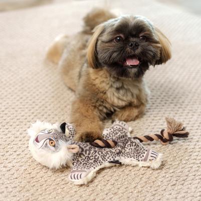 Игрушка для собак Снежный барс, 33х22х6 см – фото 3