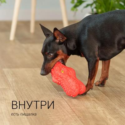Игрушка из каучука для собак Динозавр, 16,5х8,3х7,3 см – фото 2