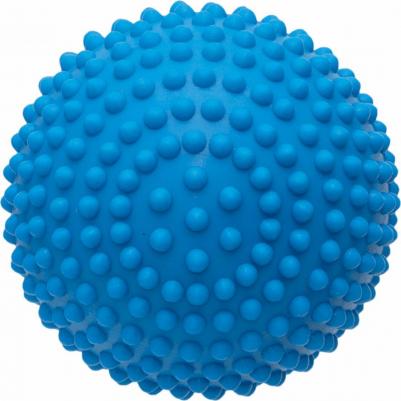 Игрушка для собак Вега, мяч игольчатый, голубой, 103 мм