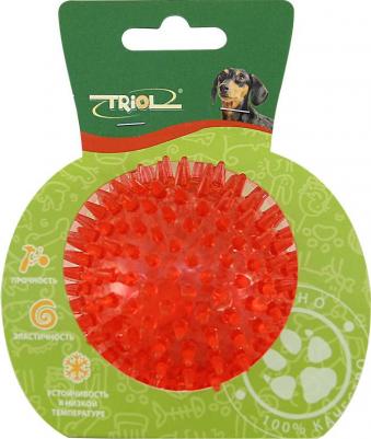 Апорт для собак Мяч-еж из резины, в ассортименте, 8,2 см – фото 1