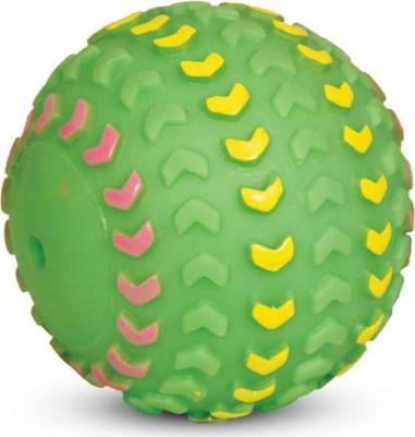Апорт для собак Мяч-шина из винила, зеленый, 11,5 см