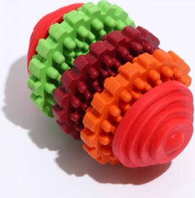 Игрушка для собак из резины "Мяч-лабиринт с колокольчиком" 4680265021444 – фото 1