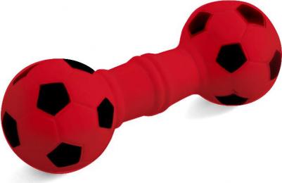 Игрушка для собак из винила "Гантель футбольная", 170мм