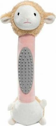 Игрушка для собак мягкая "Овечка с тренажером для зубов"