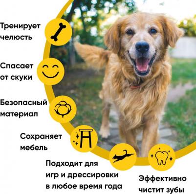 Игрушка для собак "Веревка, 2 узла" 4620003542251 – фото 11