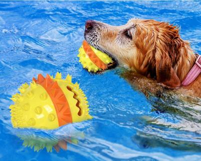 Игрушка для собак Мяч DentaFun бейсбольный резина 11,5см – фото 4