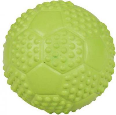 Игрушка для собак Мяч футбольный натуральная резина 5,5 см – фото 1