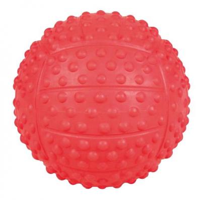 Игрушка для собак Мяч футбольный, натуральная резина, 7 см – фото 3