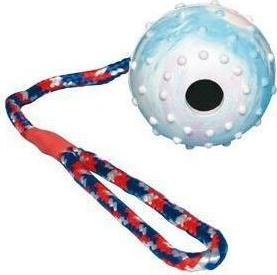 Игрушка для собак мяч на веревке 7 см 4011905033082 – фото 1