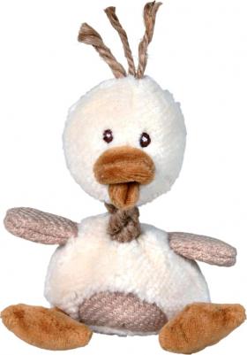 Игрушка для собак Утка, плюш/текстиль, 15 см