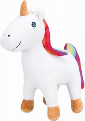 Игрушка-пищалка для собак Unicorn Единорог из плюша, в ассортименте, 25 см