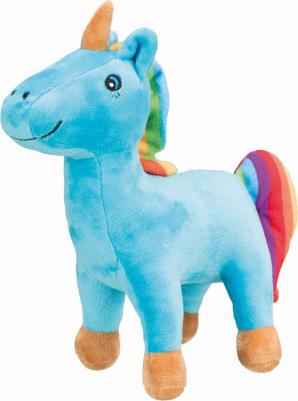 Игрушка-пищалка для собак Unicorn Единорог из плюша, в ассортименте, 25 см – фото 1
