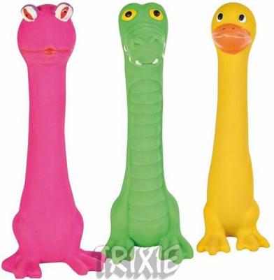 Набор игрушек для собак "Долговязый" с пищалкой (4 штуки), 18 см – фото 1