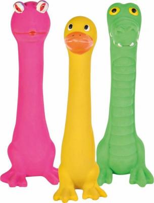 Набор игрушек для собак "Долговязый" с пищалкой (4 штуки), 18 см – фото 2