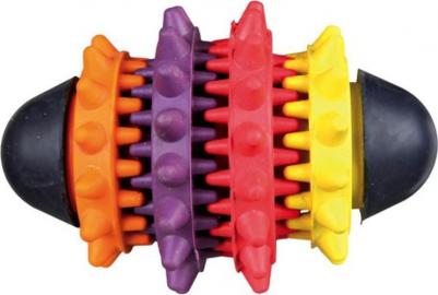 Жевательная игрушка для собак Denta Fun Мяч регби, в ассортименте, 15 см – фото 1