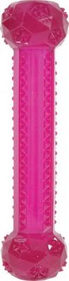 Игрушка для собак Хрустящая палочка термопластичная резина малиновая 25см – фото 2