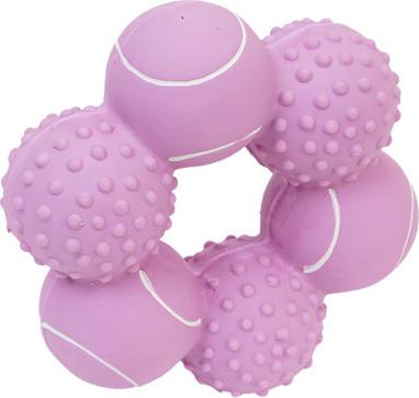 Игрушка латексная L-410 Кольцо из теннисных мячиков, 10 см