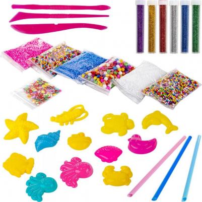 Набор слаймов 26 цветов, 31 аксессуар – фото 4