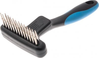 Расческа-грабли 25 плавающих зубьев, разнозубая – фото 1