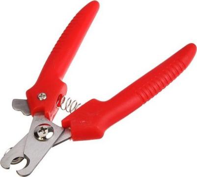 Когтерез боковой малый с прямыми ручками, отверстие 9 мм, микс цветов