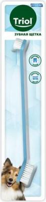 Зубная щетка для кошек и собак P553, мягкая щетина, в ассортименте, 21 см