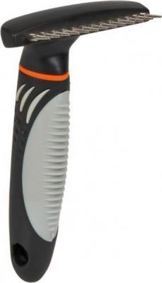 Расческа грабли 23782 длинный зуб пластиковая ручка 10*15 – фото 1