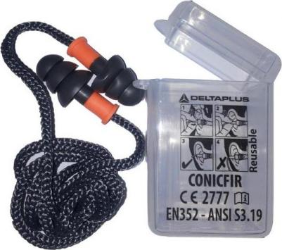 Беруши многоразовые со шнурком в контейнере – фото 1