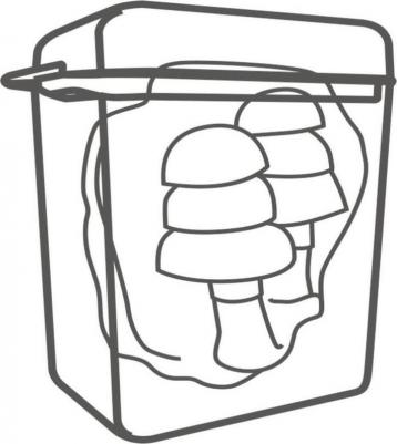 Беруши многоразовые со шнурком в контейнере – фото 4