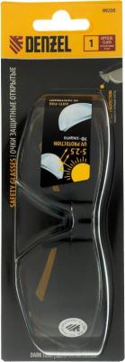 Очки защитные открытые поликарбонатные, дымчатая линза 89200 – фото 4