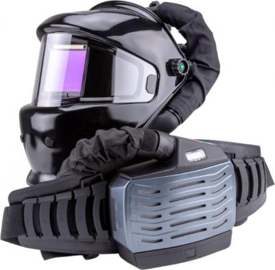 Сварочные маски Маска сварщика Guardian 8877, черная, ф-р 9990V, внутренняя регулировка, с турбоблоком Guardian Air