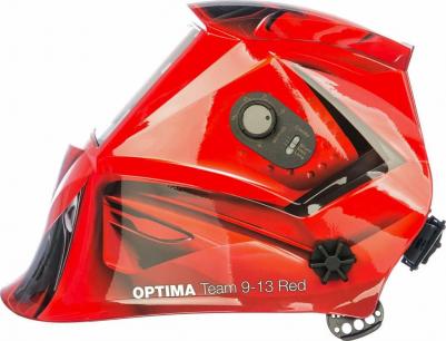Маска сварщика хамелеон OPTIMA TEAM 9-13 RED – фото 12
