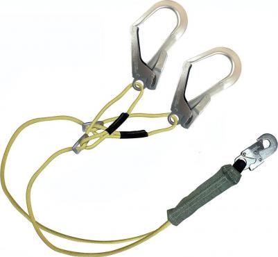 Регулируемый огнеупорный строп для удержания и страховки при выполнении высотных работ. Представляет собой регулируемый двуплечий фал из 24-х прядной