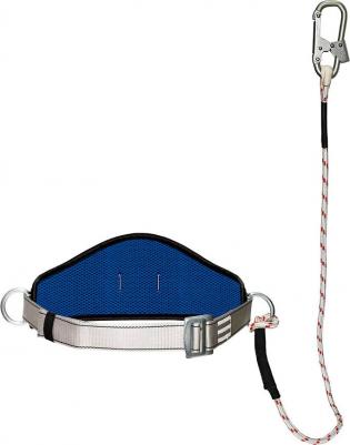 Страховочная система УС-1В веревка 1,5 м синяя/серая (0210)