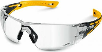 MX-9 прозрачные, двухкомпонентные дужки, открытого типа, защитные очки