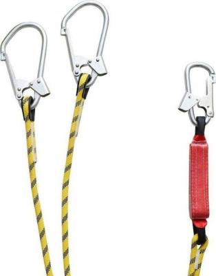 Строп страховочный канатный тип aB двойной с амортизатором – фото 1