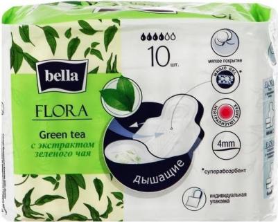 прокладки FLORA Green tea, 10 шт – фото 2