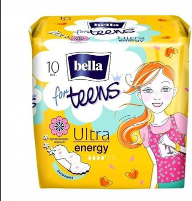 прокладки for teens ultra energy deo fresh, 10 шт – фото 7