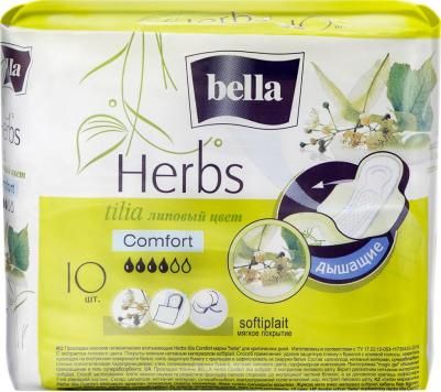 Прокладки Herbs tilia Comfort softiplait с экстрактом липового цвета, 10 шт – фото 6