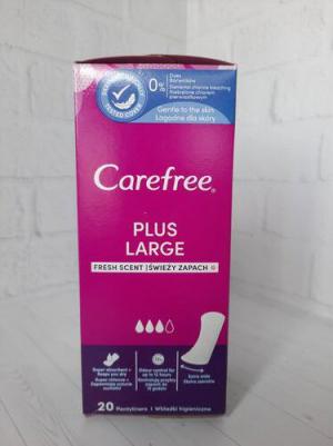 прокладки ежедневные Plus Large Fresh Scent, 3 капли, 20шт