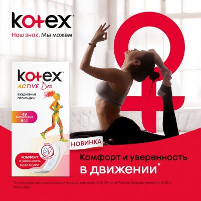 Ежедневные прокладки Active Deo, 48шт – фото 15