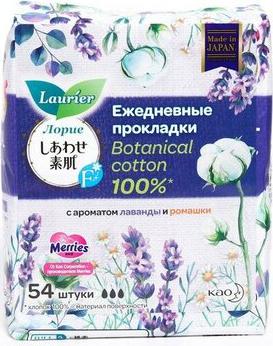 Прокладки ежедневные F Botanical Cotton гигиенические c ароматом Лаванды и Ромашки 54 штуки – фото 16