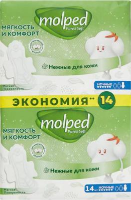 Прокладки гигиенические Прокладки женские ультратонкие PURE&SOFT DUO Ночные