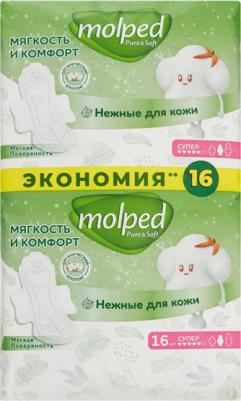 Прокладки pure soft duo супер 16 шт